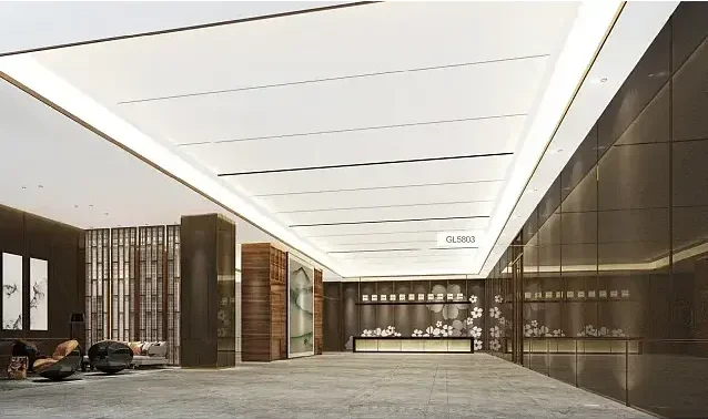 Panel tembok marmer hiasan PVC / Pet